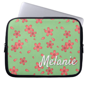 Kirschblüte-Kirschblüten-Blizzard Laptopschutzhülle