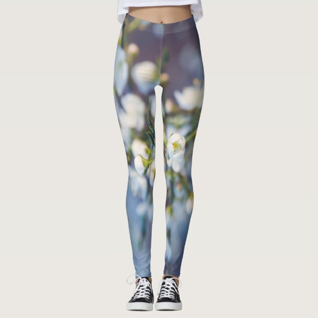 Kirschblüte Leggings (Vorderseite)