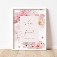 Kirschblüte Liebe süß nehmen Sie Leckerei Poster