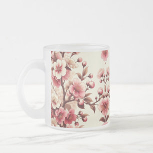 Kirschblüte Mattglastasse