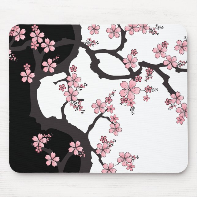 Kirschblüte Mousepad (Vorne)