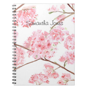 Kirschblüte Nature Sakura Floral Japanisch Notizblock