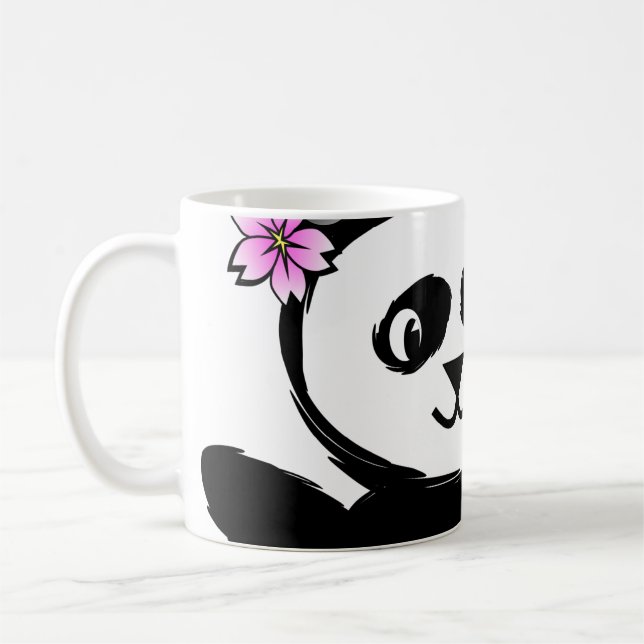 Kirschblüte-Panda Tasse (Links)
