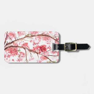 Kirschblüte pinkfarbene Blüte Sakura Japanisch Gepäckanhänger