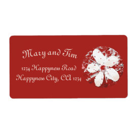 Kirschblüte Poesie rot weiß elegante Sakura