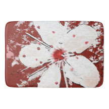 Kirschblüte Poesie rot weiß elegante Sakura