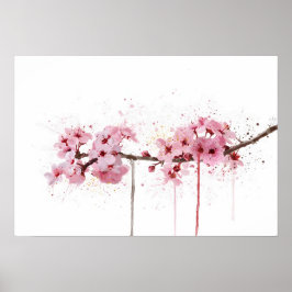 Kirschblüte Poster