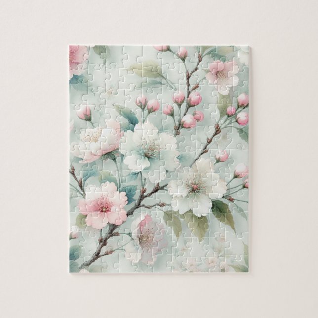 Kirschblüte Puzzle (Vertikal)