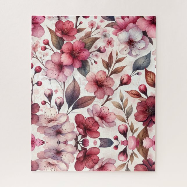 Kirschblüte Puzzle (Vertikal)