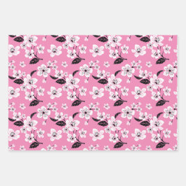 KIRSCHBLÜTE - SAKURA (HELLROSA) GESCHENKPAPIER SET