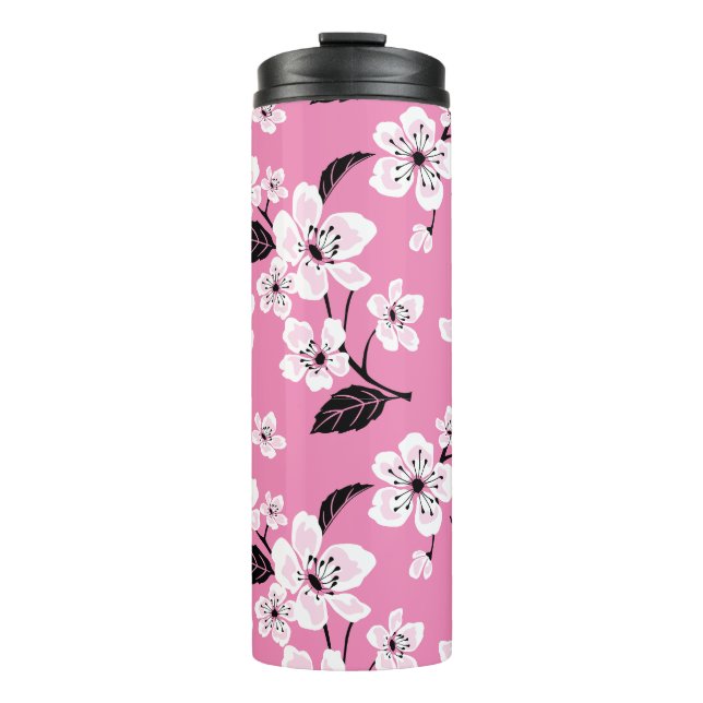 KIRSCHBLÜTE - SAKURA (HELLROSA) THERMOSBECHER (Vorderseite)