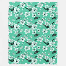 KIRSCHBLÜTE - SAKURA (MINZE) FLEECEDECKE