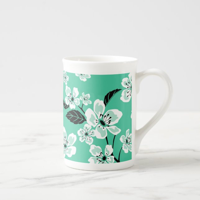 KIRSCHBLÜTE - SAKURA (MINZE) PROZELLANTASSE (Rechts)