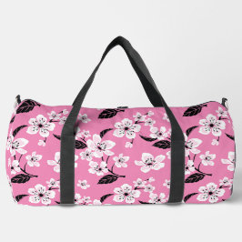 KIRSCHBLÜTE - SAKURA-MUSTER IN HELLROSA DUFFLE BAG