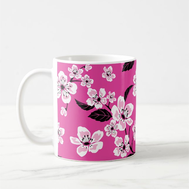 KIRSCHBLÜTE - SAKURA (ROSA) KAFFEETASSE (Links)