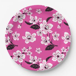 KIRSCHBLÜTE - SAKURA (ROSA) PAPPTELLER