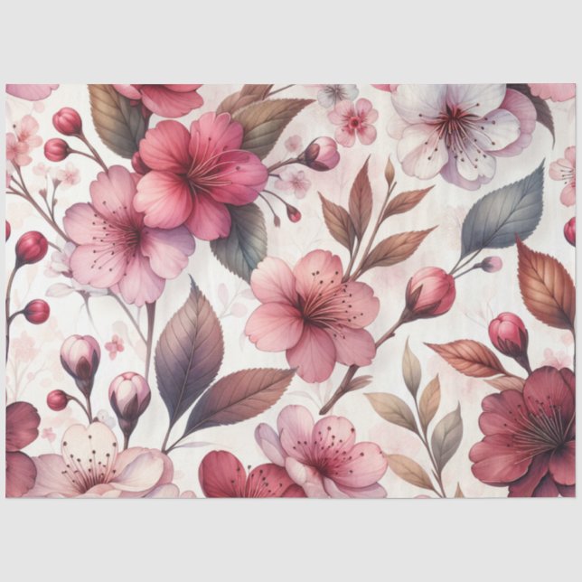 Kirschblüte Seidenpapier (Vorderseite)