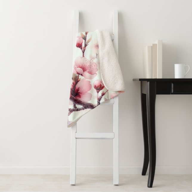 Kirschblüte Sherpadecke (Beispiel)