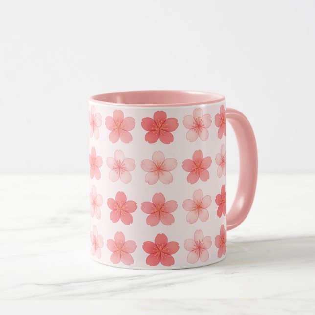 Kirschblüte Tasse (VorderseiteRechts)