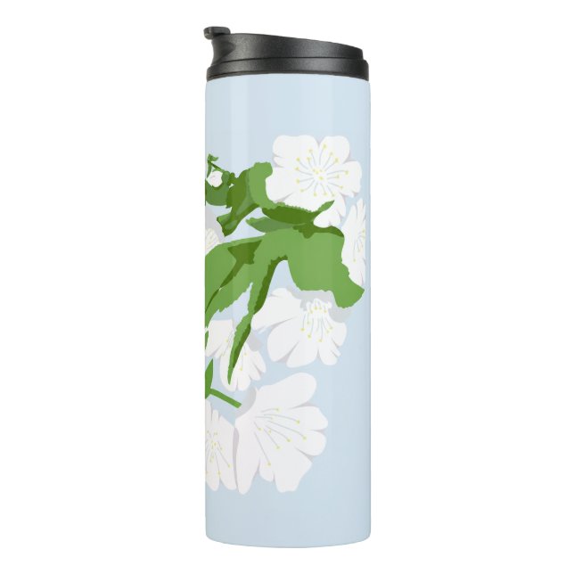 Kirschblüte Thermosbecher (Nach rechts gedreht)