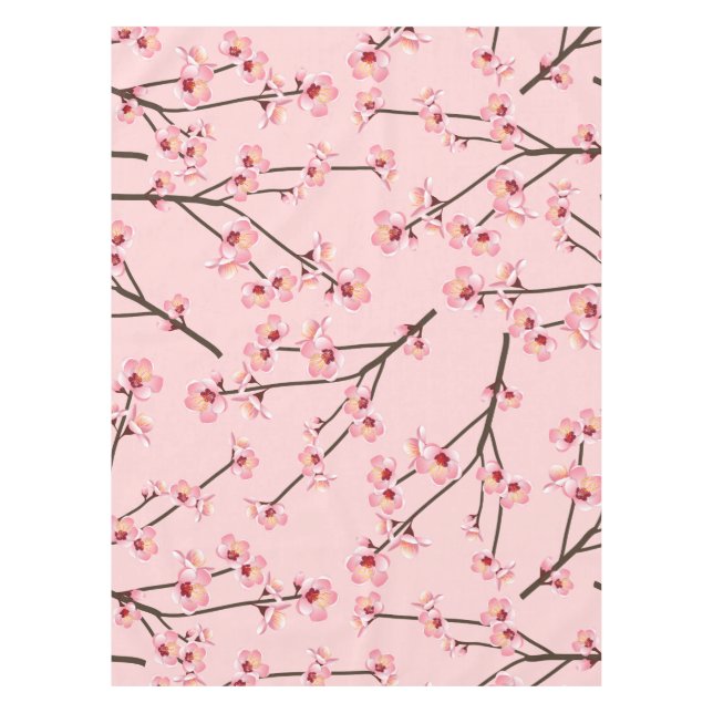 Kirschblüte Tischdecke (Vorderseite)