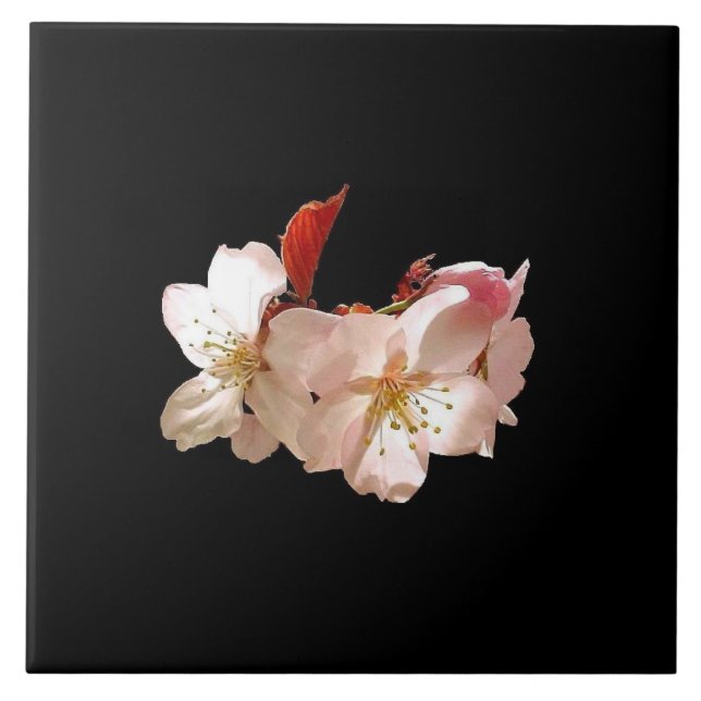 Kirschblüte Trivet Fliese (Vorderseite)