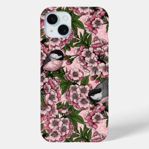 Kirschblüte und Kichererbsen auf rosa Case-Mate iPhone Hülle