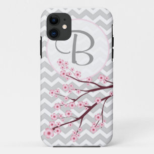 Kirschblüte und Zickzack Monogramm iPhone 5 Fall Case-Mate iPhone Hülle