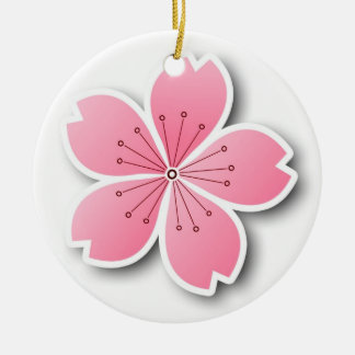 Kirschblüte-Verzierung Keramik Ornament