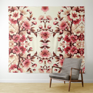 Kirschblüte Wandteppich