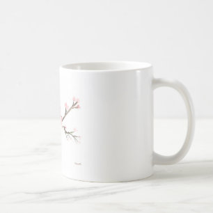 Kirschblüte Wasserfarbe Tasse