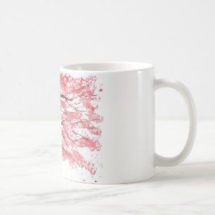 Kirschblüte Wasserfarbensakura Japanisch Tasse