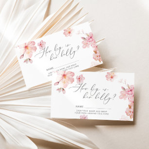 Kirschblüte, wie groß ist der Bauch der Mama Begleitkarte