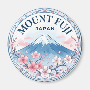 Kirschblüten am Fuji (Fujisan) Japan Magnet