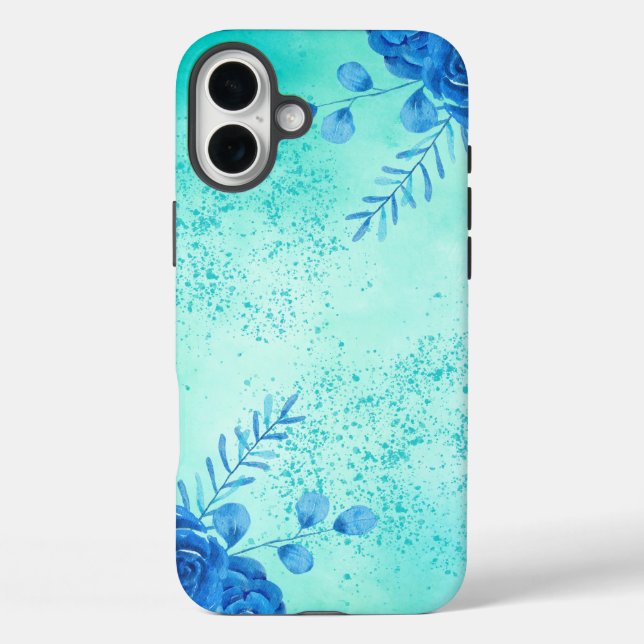 Kirschblüten Aquarell Blumen Case-Mate iPhone Hülle (Rückseite)