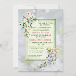 Kirschblüten Bestätigung Einladung