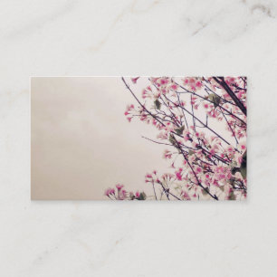 Kirschblüten-Blumen-Geschäftskarten Visitenkarte