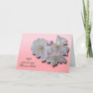 Kirschblüten-Blumen-Mädchen-Antrag-Karte Einladung