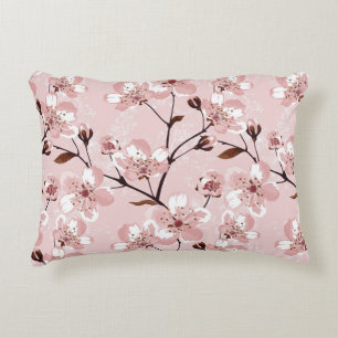 Kirschblüten-Blumen-Muster Zierkissen