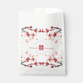 Kirschblüten & Chinesische Hochzeit mit doppeltem Geschenktütchen