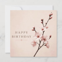 Kirschblüten-Eleganz Geburtstag