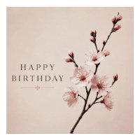 Kirschblüten-Eleganz Geburtstag