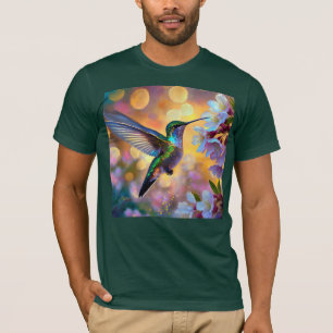 Kirschblüten-Fantasie-Kolibri T-Shirt