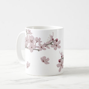 Kirschblüten Floating-Blume Kaffeetasse