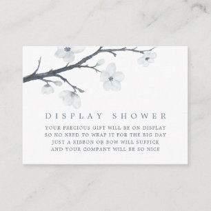 Kirschblüten Florale Babyparty Anzeige Dusche Begleitkarte