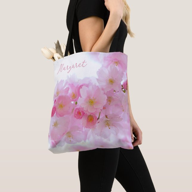 Kirschblüten Florales Rosa (Von Nahem)