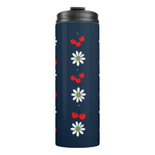 Kirschblüten & Gänseblümchen  Thermosbecher