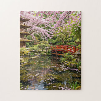 Kirschblüten Garten Puzzle