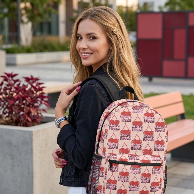 Kirschblüten gedruckter Rucksack (Von Creator hochgeladen)