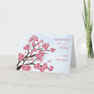 Kirschblüten - Gruß-Karte Karte